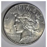 1928 PEACE DOLLAR AU/BU