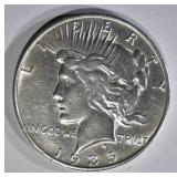 1935-S PEACE DOLLAR AU CLEANED