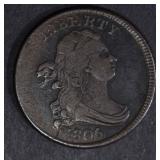 1806 HALF CENT C-2 VF 1806 HALF CENT C-2 VF