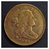 1808 HALF CENT C-3 VF 1808 HALF CENT C-3 VF