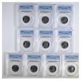10-1968-S WASHINGTON QUARTERS, PCGS PR68 10-1968-S WASHINGTON QUARTERS, PCGS PR68