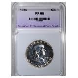 1954 FRANKLIN HALF DOLLAR APCG 1954 FRANKLIN HALF DOLLAR APCG
