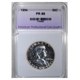 1954 FRANKLIN HALF DOLLAR APCG