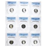 9 1979-S TYPE-1 JEFFERSON NICKELS PCGS PR-69 DCAM 9 1979-S TYPE-1 JEFFERSON NICKELS PCGS PR-69 DCAM
