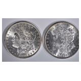 1883 & 83-O CH BU MORGAN DOLLARS