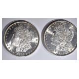 1885 & 85-O CH BU MORGAN DOLLARS 1885 & 85-O CH BU MORGAN DOLLARS