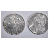 1896 & 97 CH BU MORGAN DOLLARS 1896 & 97 CH BU MORGAN DOLLARS
