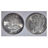 1882 & 82-S CH BU MORGAN DOLLARS