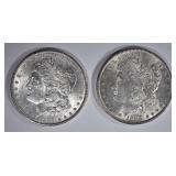 1888 & 89 CH BU MORGAN DOLLARS 1888 & 89 CH BU MORGAN DOLLARS