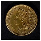 1863 INDIAN HEAD CENT, BU 1863 INDIAN HEAD CENT, BU