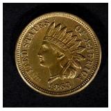 1863 INDIAN HEAD CENT, BU