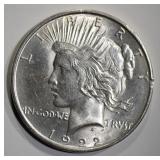 1922-D PEACE DOLLAR CH BU RIM NICK 1922-D PEACE DOLLAR CH BU RIM NICK