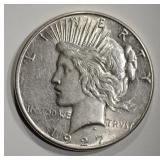 1927-S PEACE DOLLAR  BU