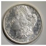 1881-S MORGAN DOLLAR  CH BU PL