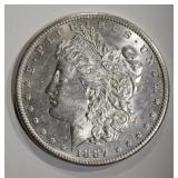 1887-S MORGAN DOLLAR CH BU 1887-S MORGAN DOLLAR CH BU