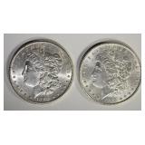 1888 CH BU & 1890-S CH BU MORGAN DOLLARS 1888 CH BU & 1890-S CH BU MORGAN DOLLARS