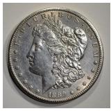 1889-S MORGAN DOLLAR  AU/BU