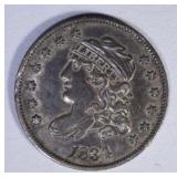 1834 CAPPED BUST HALF DIME AU 1834 CAPPED BUST HALF DIME AU