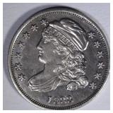 1833 CAPPED BUST DIME  AU