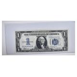 1934 $1 SILVER CERTIFICATE "LARGE 1 FUNNY BACK"