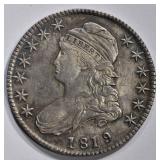 1819/8 CAPPED BUST HALF DOLLAR UNC 1819/8 CAPPED BUST HALF DOLLAR UNC