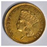 1859 $3 GOLD  BU