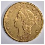 1876-CC $20 GOLD LIBERTY BU 1876-CC $20 GOLD LIBERTY BU
