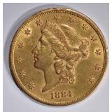1884-CC $20 GOLD LIBERTY BU 1884-CC $20 GOLD LIBERTY BU
