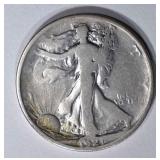 1921 WALKING LIBERTY HALF DOLLAR  VG