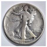 1921-D WALKING LIBERTY HALF DOLLAR VG 1921-D WALKING LIBERTY HALF DOLLAR VG