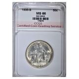 1935-S SAN DIEGO COMMEM HALF DOLLAR 1935-S SAN DIEGO COMMEM HALF DOLLAR