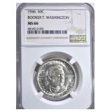 1946 BOOKER T WASHINGTON HALF DOLLAR 1946 BOOKER T WASHINGTON HALF DOLLAR