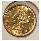 1903 $2.50 GOLD LIBERTY  BU