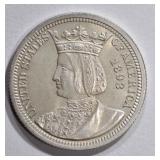 1893 ISABELLA COMMEMORATIVE QUARTER 1893 ISABELLA COMMEMORATIVE QUARTER
