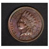 1886 TYPE 2 INDIAN CENT  GEM BU