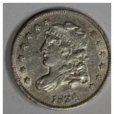 1834 CAPPED BUST HALF DIME AU 1834 CAPPED BUST HALF DIME AU