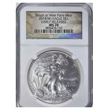 2014(W) AMERICAN SILVER EAGLE NGC MS 70 2014(W) AMERICAN SILVER EAGLE NGC MS 70