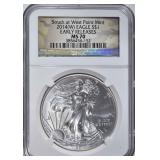 2014(W) AMERICAN SILVER EAGLE NGC MS 70