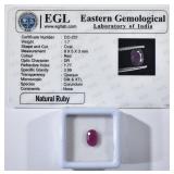 1.7 CARATS OVAL CUT NATURAL RUBY 1.7 CARATS OVAL CUT NATURAL RUBY