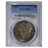 1900 MORGAN DOLLAR PCGS MS-65 GREAT COLOR