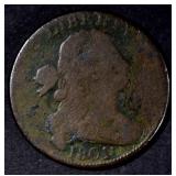 1801 DRAPED BUST LARGE CENT G/VG