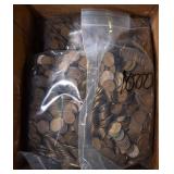 5000-MIXED DATE CIRC LINCOLN WHEAT CENTS 5000-MIXED DATE CIRC LINCOLN WHEAT CENTS