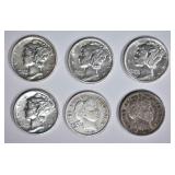 MIXED DIME LOT MIXED DIME LOT
