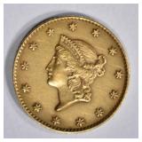 1849 TYPE-1 $1.00 GOLD, BU cleaned