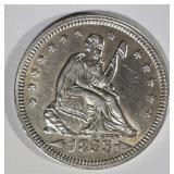 1853 ARROWS & RAYS SEATED LIBERTY QUARTER 1853 ARROWS & RAYS SEATED LIBERTY QUARTER