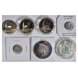 LOT: 3 - PROOF STATUE OF LIBERTY 1986 HALF $'s; LOT: 3 - PROOF STATUE OF LIBERTY 1986 HALF $'s;