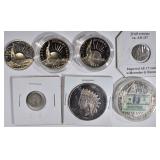 LOT:  3 - PROOF STATUE OF LIBERTY 1986 HALF $