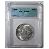 1946 IOWA COMMEM HALF DOLLAR 1946 IOWA COMMEM HALF DOLLAR