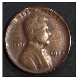 1922 PLAIN LINCOLN CENT  VF