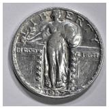 1927-S STANDING LIBERTY QUARTER AU 1927-S STANDING LIBERTY QUARTER AU